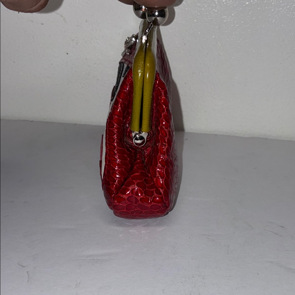 Brighton Red and White Artistic Clutch - Picture 2 of 10